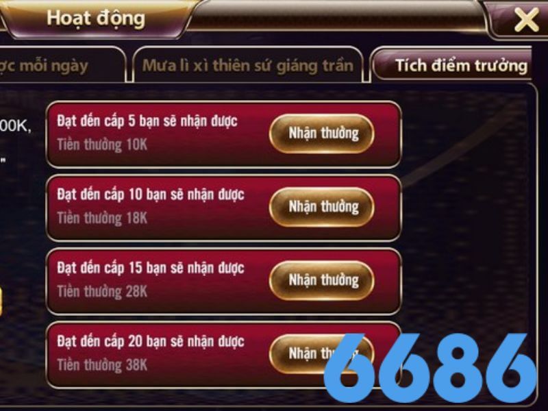 Chương Trình Tích Điểm Trưởng Thành Cùng Nhà Cái 6868 Club